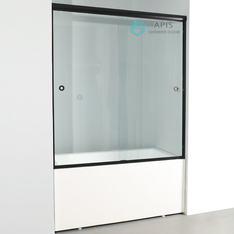 AS-P22 Semi-Frameless Double Sliding Shower Door 1